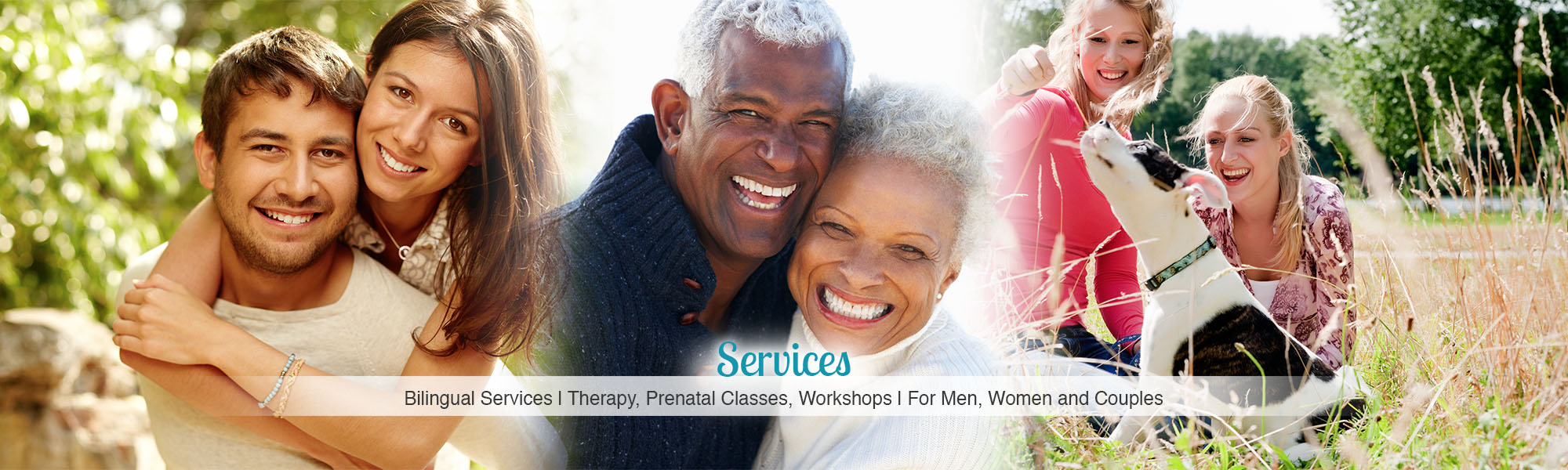 Services: Bilingual Services | Therapy, Prenatal Classes, Workshops | For Men, Women and Couples